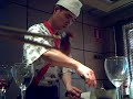 Tepanyaki en acción en restaurante Go