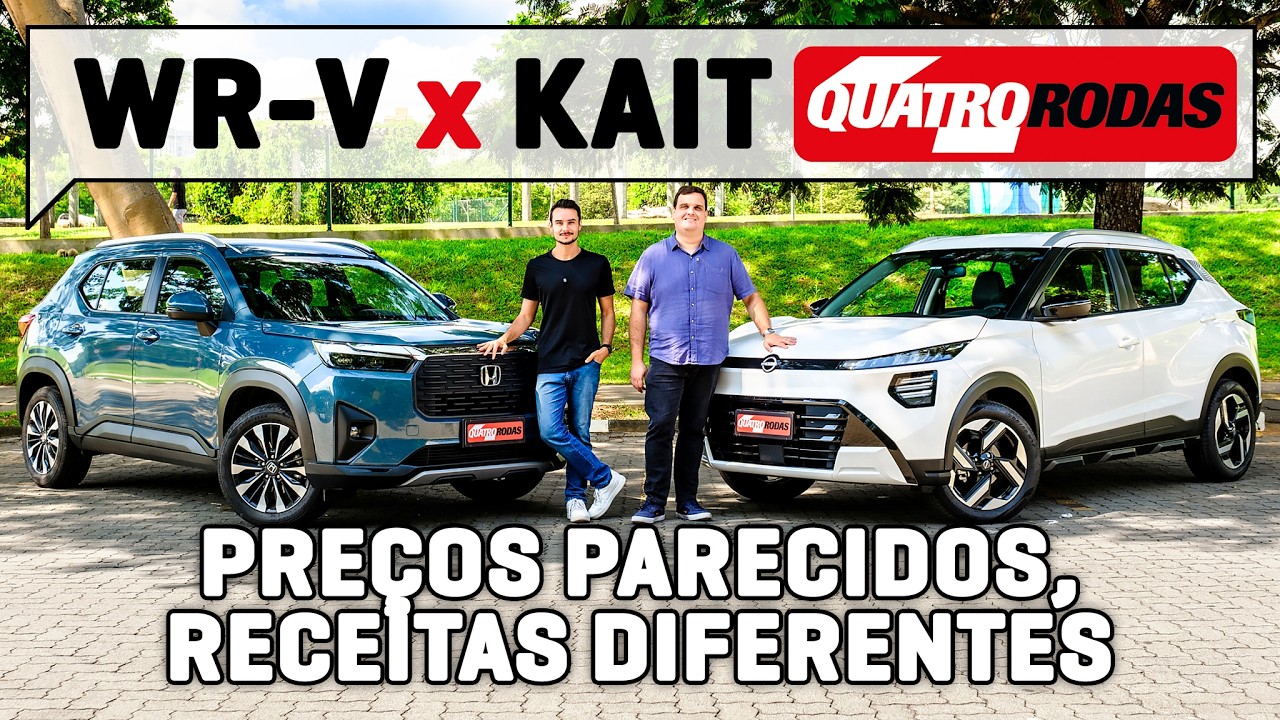 HONDA WR-V e NISSAN KAIT: qual SUV compacto japonês feito para SER BARATO é O MELHOR?