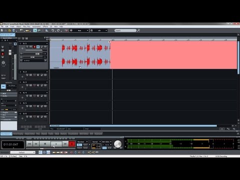 MAGIX Samplitude Music Studio 2016 – Recording tutorial (INT)
