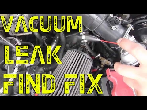 how to locate engine vacuum leak