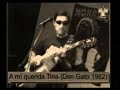 legendario trio de rockabilly de argentina formado por don gato en contrabajo y voz-benito en guitarra y coros y gaby dast en bateria y coros