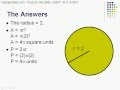 Circles - GRE, GMAT, SAT, ACT prep - Basic Geometry