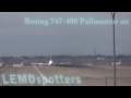 Pullmantur air 747-400 takeoff at Madrid Barajas rwy 15R