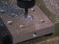 CNC milling - first aluminium test