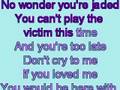 Evanescence - Call Me When You're Sober Karaoke