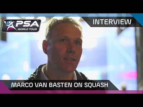 Football Legend Marco van Basten on Squash