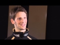 Romain Grosjean interview at Lotus E20 launch (HD)