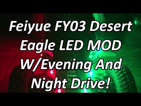 Feiyue FY03 Desert Eagle LED MOD W/Evening And Night Drive!