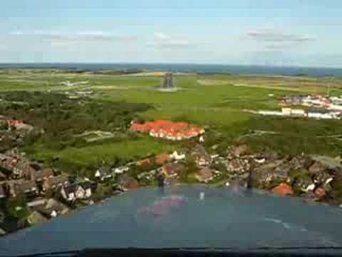 Anflug in Westerland Sylt