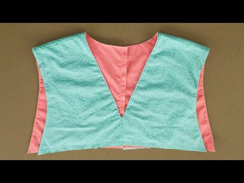 how to attach lining to a dress