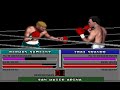 design, train, manage, and fight as your own personalized boxer in this comprehensive simulation from abc sports. players start by building a pugilist from the ground up including measurements, vital statistics, and fighting style. next they take him into the ring on a quest for the title belt. what makes wide world of sports boxing more than just an arcade fighting game is that it encompasses every aspect of the fighter's career beyond the actual bouts (which the player can control directly or leave to the computer). between fights, players must hire managers and trainers, purchase equipment, scout opponents, and even learn the scoring preferences of individual judges. being fast on the uppercut does no good if your manager blows all your money or cant get you a fight that will raise your ranking. no actual boxing personalities lent their likeness to this game so the opponents and staff encountered on the rise to the top are fictitious. some do bear a more than passing resemblance to real people though (such as super manager don mcqueen). www.mobygames.com