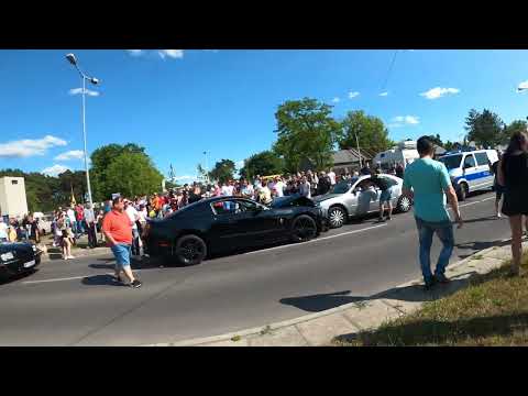 Rozbił Forda Mustanga podczas pokazu w Tomaszowie Mazowieckim