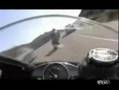 Insane motorcycle driver