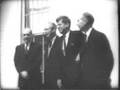 Harold Macmillan meets President Kennedy at the White House