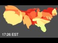 Heatmap zeigt, wo und wie US-Twitterer glücklich sind