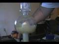 GLASS ON GLASS MUSHROOM BONG SUPER MILKS V2....