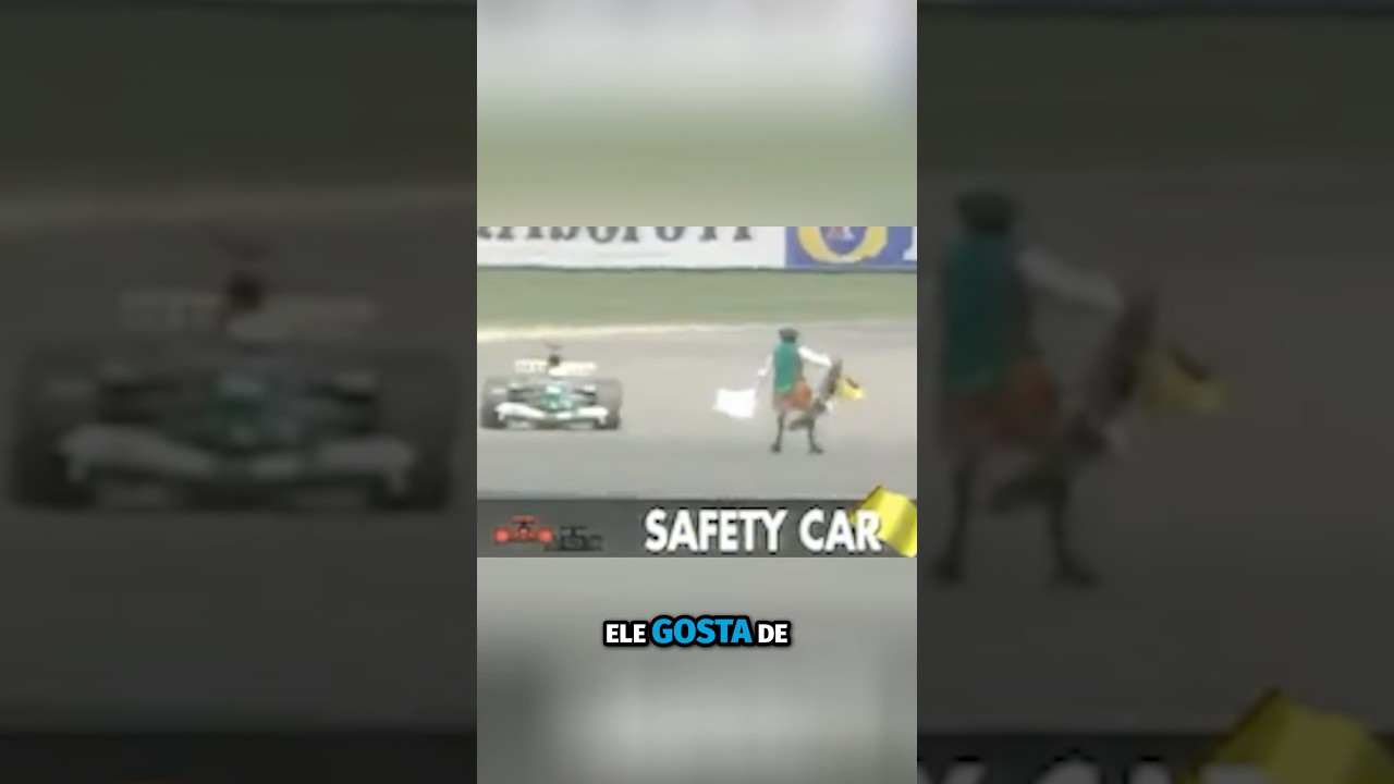 CAOS EM SILVERSTONE: Padre invade pista durante corrida! #f1 #formula1 #shorts