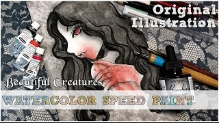 Beautiful Creatures/Inktober 18 Speed Paint