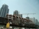 The Marina area, in Dubai from Sheikh Zayed Road
