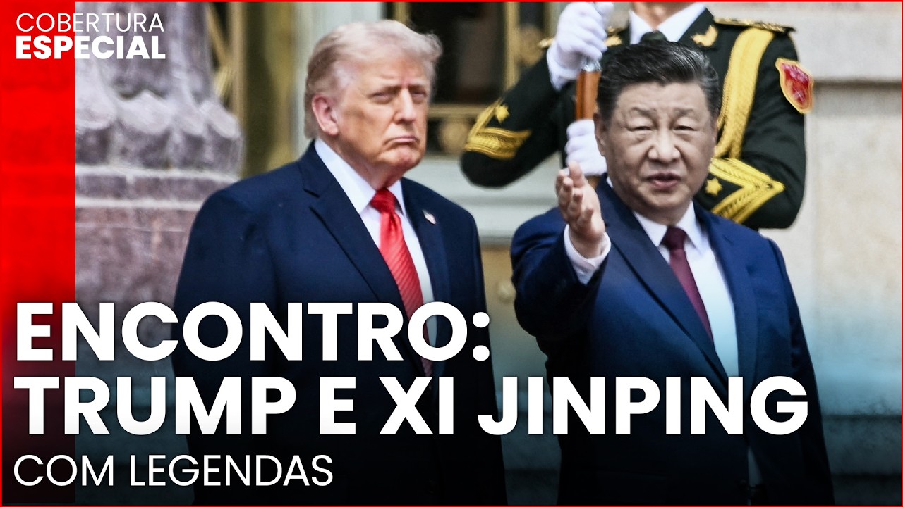 🔴 Trump e Xi Jinping se encontram em Pequim; assista ao momento completo legendado