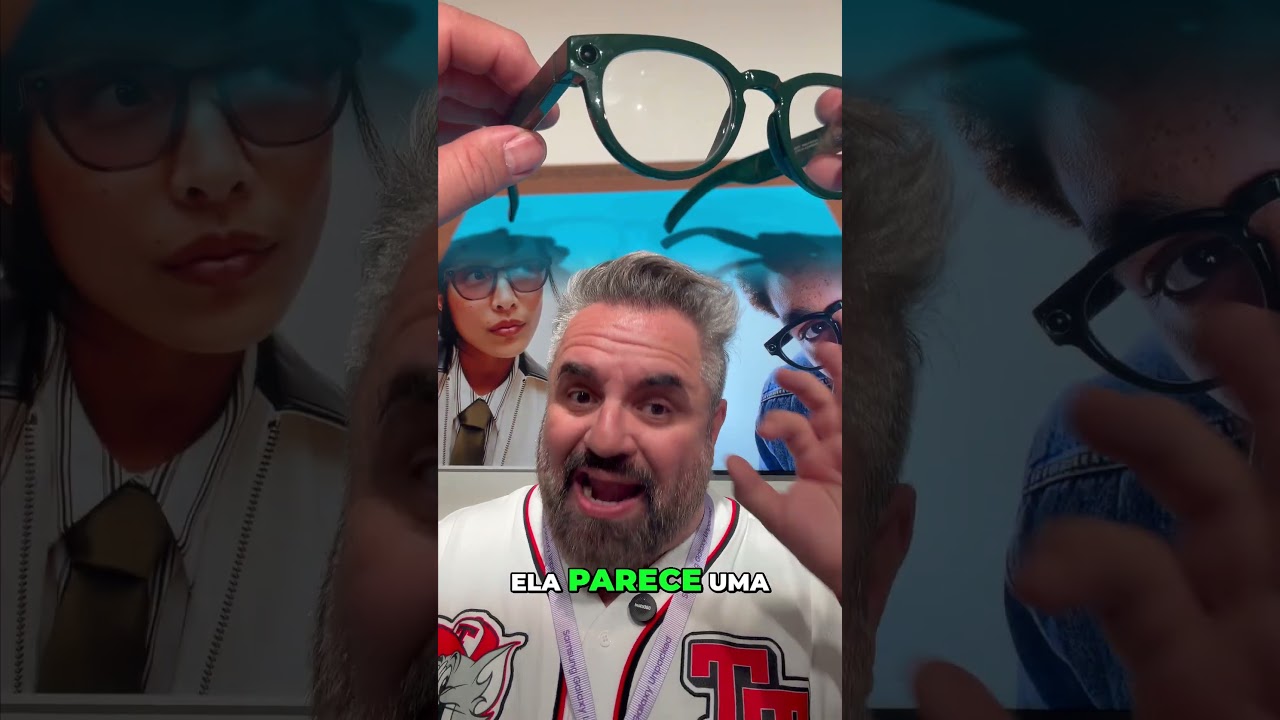 Óculos inteligentes da Samsung em parceria com o Google! #galaxyunpacked #raybanmeta #samsung