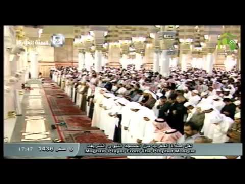 صلاة المغرب المسجد النبوي 1436.02.08ه