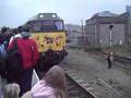 31465 struggles into Meldon station, 14-10-2006.