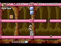 In this unreleased e-Card level, Mario finds himself in another purple pipe maze.  He'll need to find some Ice Blocks to clear the way to the e-Coin room (I've already collected it - it's in that grey sand brick room).  Some Super Mario World enemies return, including Lil' Spark and HotHead.  We'll also get to see a new ability of the Hammer Bros. Suit!!