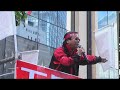 2010年1月1日(元旦),黃毓民向群眾發言︰