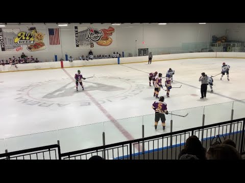 USHL Combine Chicago 4/23 - 3 Assists in 5 Games - #5 Purple - 1st Assist vs. Team Matthews