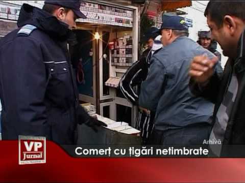 Comerţ cu ţigări netimbrate