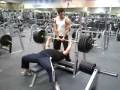 bench press 475 x 2 RAW after 475 x 3