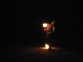 Dumbass gets hit in the Face with fire
