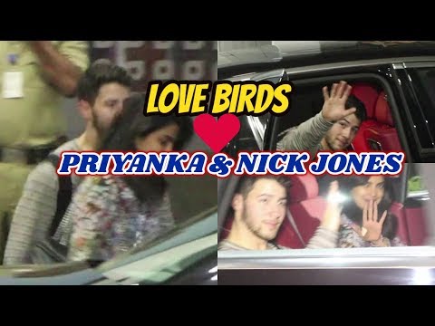 Priyanka & Nick Jones Spotted At Kalina Airport