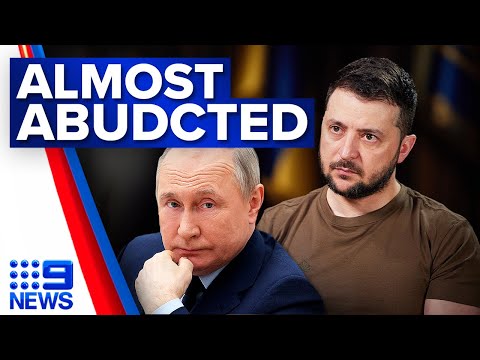 Play this video Zelenskyy says Russian troops close to capturing him and his family  9 News Australia