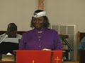the initial sermon of claudia mcelveen on june 8, 2008 at emwell freewill baptist church