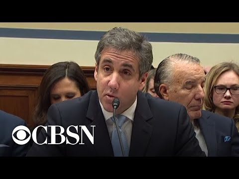 Cohen: Trump wrote check in Oval Office to cover up affair