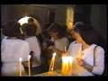 Baptism of two teenagers at Gayane church in Echmiadzin.