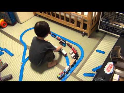Toy Train Video for Children: 2012 Adens Third Birthday Party Presents 