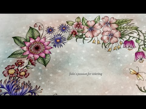 World of flowers by Johanna Basford | julie's passion for coloring