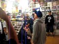 lmno & kev brown @ fatbeats in l.a..