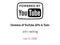  pbty powered youtube 2008 apis