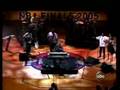 Melena performs with Stevie Wonder LIve at the NBA Finals