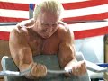 Darrell Dumbell Curls over an Easy Curl Bench Age 63 Darrell Dumbell Curls over an Easy Curl Bench Age 63