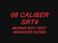 08 caliber srt-4 mopar bov