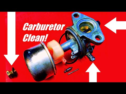 how to fix a carburetor in a lawn mower