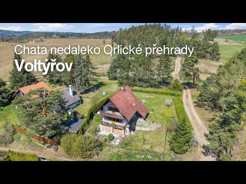 Video Zděný rekreační dům 3+1 u Orlické přehrady