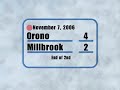 Orono Atoms Outgun Millbrook - Nov. 7, 2006 Orono Atoms Outgun Millbrook - Nov. 7, 2006