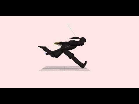 Fast run cycle - norman ninja animation