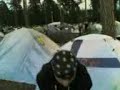 Guy breaks bottle over his head